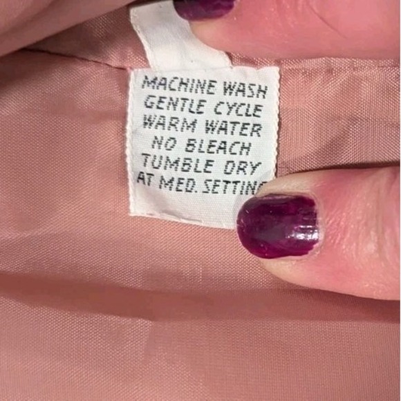 Vtg Samuel Robert by Peter Hatsi Androu Open Blazer 4 Cropped Peachy Suede Lined - Picture 10 of 10